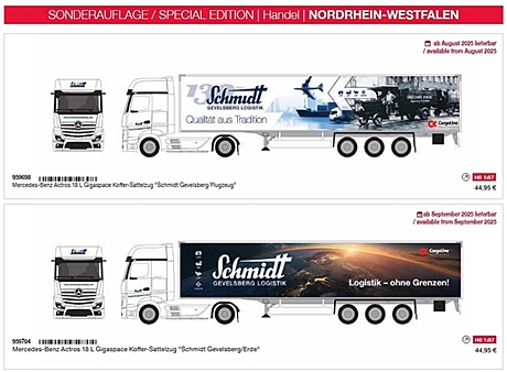 SONDERAUFLAGE SPECIAL EDITION Handel NORDRHEIN-WESTFALEN, Firma Herpa, Art.-Nr.